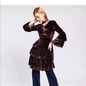 Banana Republic x Olivia Palermo Velvet Dress